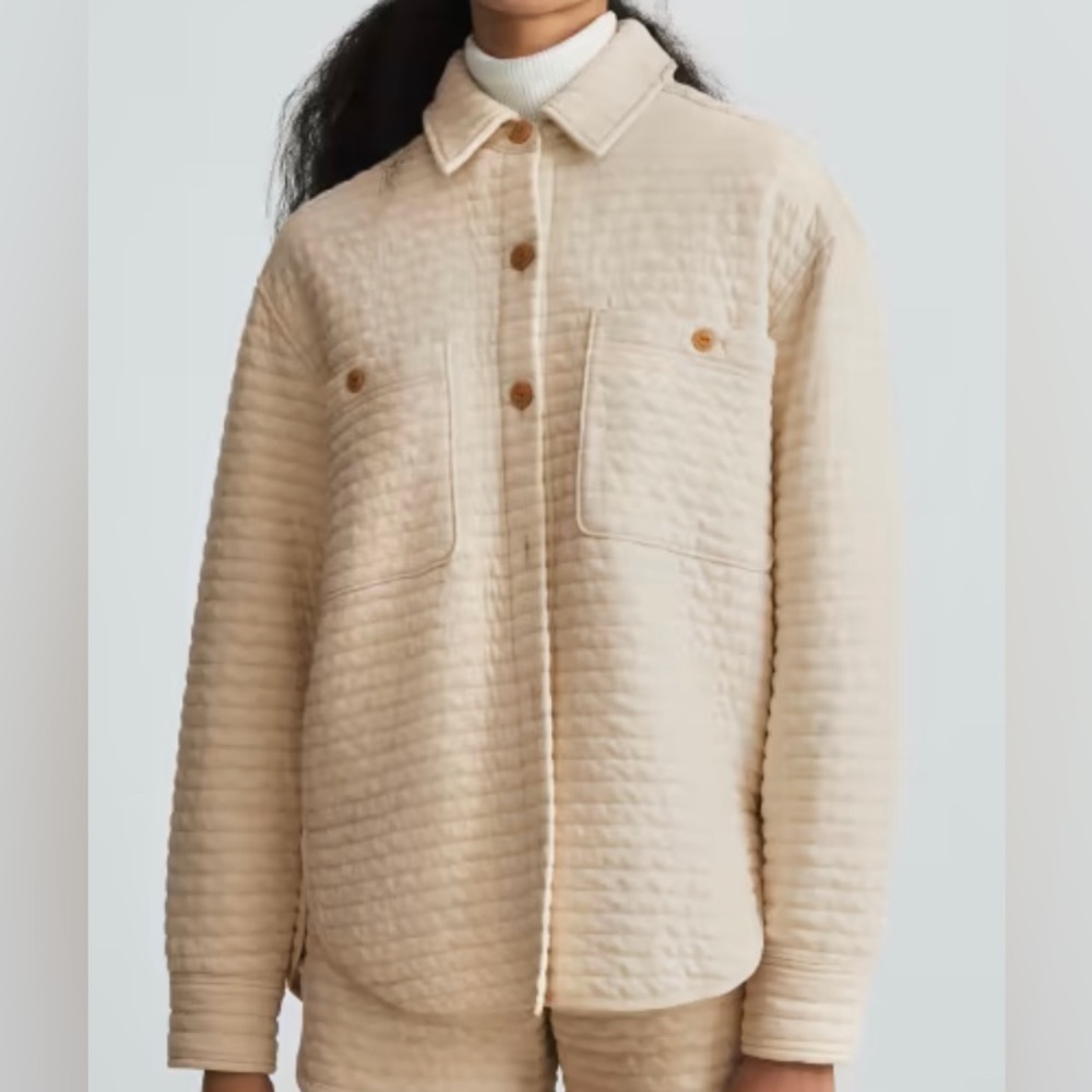 The Organic Cotton Quilted Shirt Jacket
